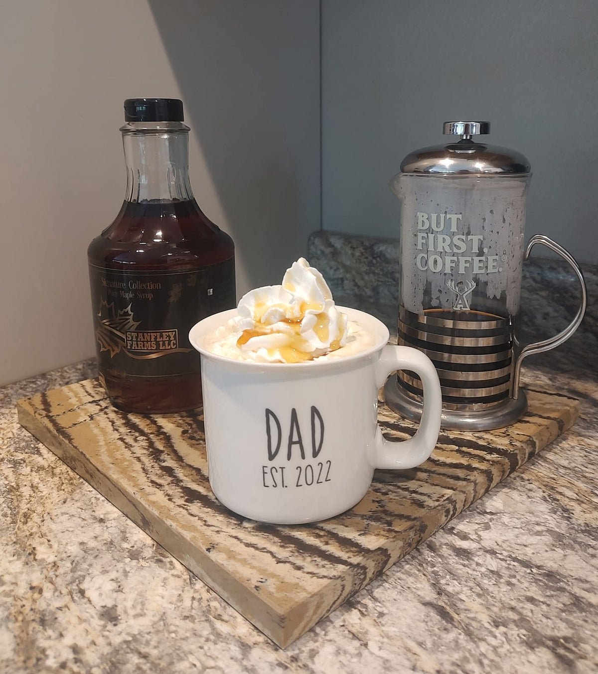 Vanilla Infused Maple Syrup ~ Half-Pint (8oz)
