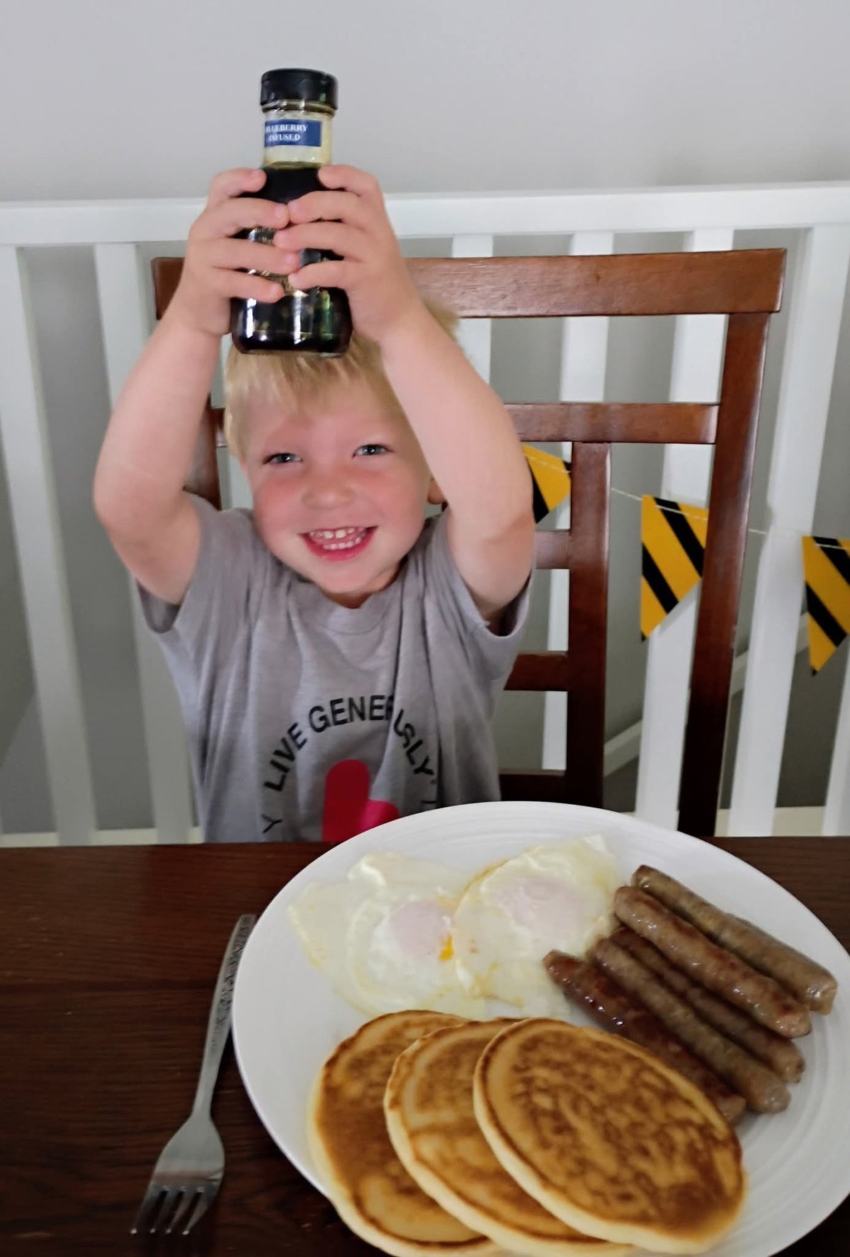 Blueberry Infused Maple Syrup ~ Half-Pint (8oz)