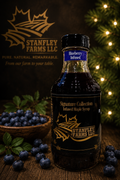 Blueberry Infused Maple Syrup ~ Pint (16 oz)